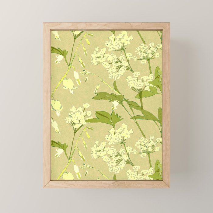 Snowdrop (Beige) Mini Art Print Gallery Image 1