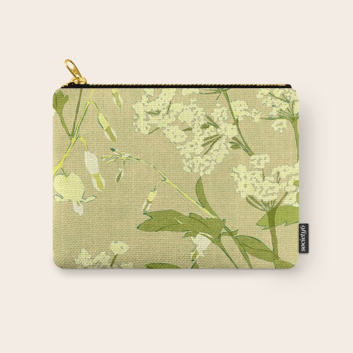 Snowdrop (Beige) Carry All Pouch Gallery Image 1