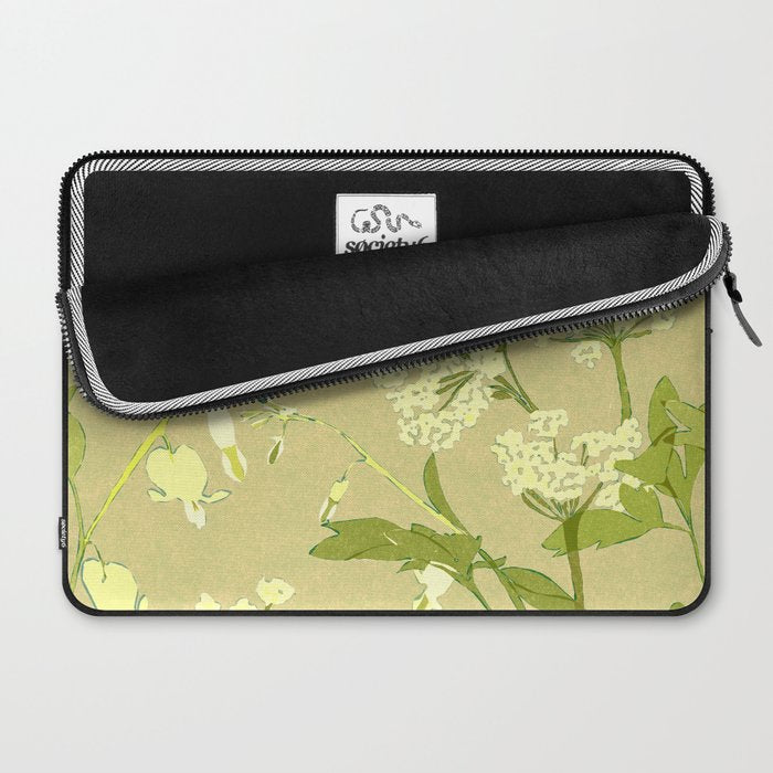 Snowdrop (Beige) Laptop Sleeve Gallery Image 2