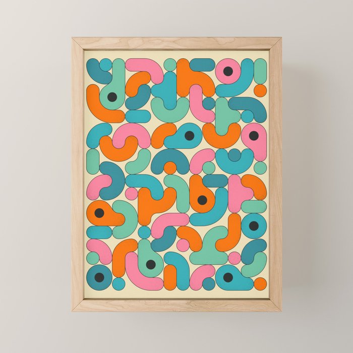 Geometrics 3 Mini Art Print Gallery Image 1