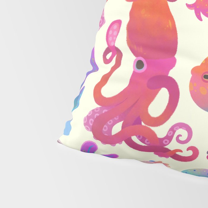 Cephalopod - pastel Pillow Sham Gallery Image 4