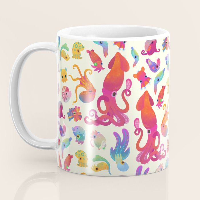 Cephalopod - pastel Coffee Mug Gallery Image 3