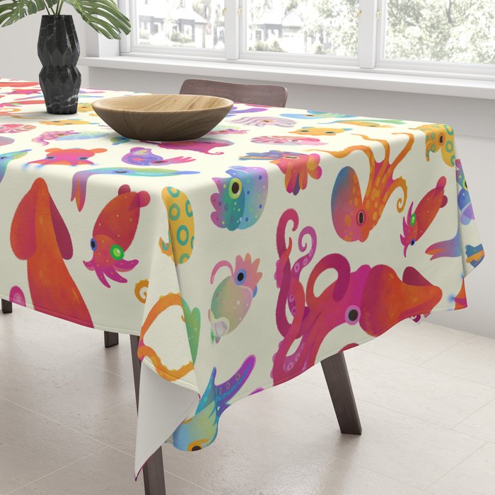Cephalopod - pastel Tablecloth Gallery Image 3