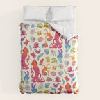Cephalopod - pastel Duvet Cover Gallery Image 6
