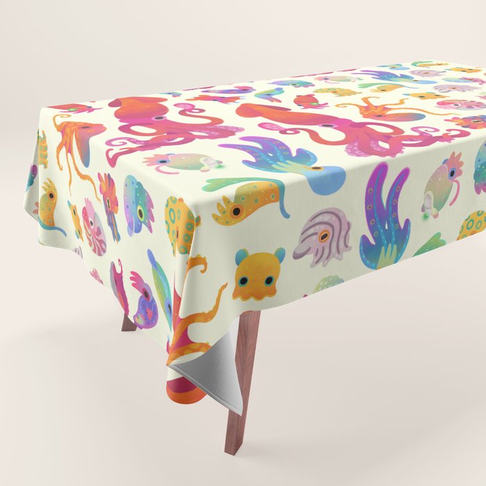 Cephalopod - pastel Tablecloth Gallery Image 1