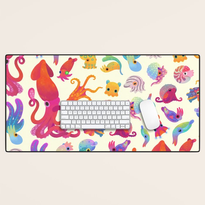 Cephalopod - pastel Desk Mat Gallery Image 1
