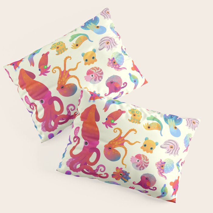 Cephalopod - pastel Pillow Sham Gallery Image 3