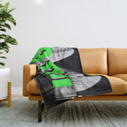 BOOOOOOOO Throw Blanket Gallery Image 1