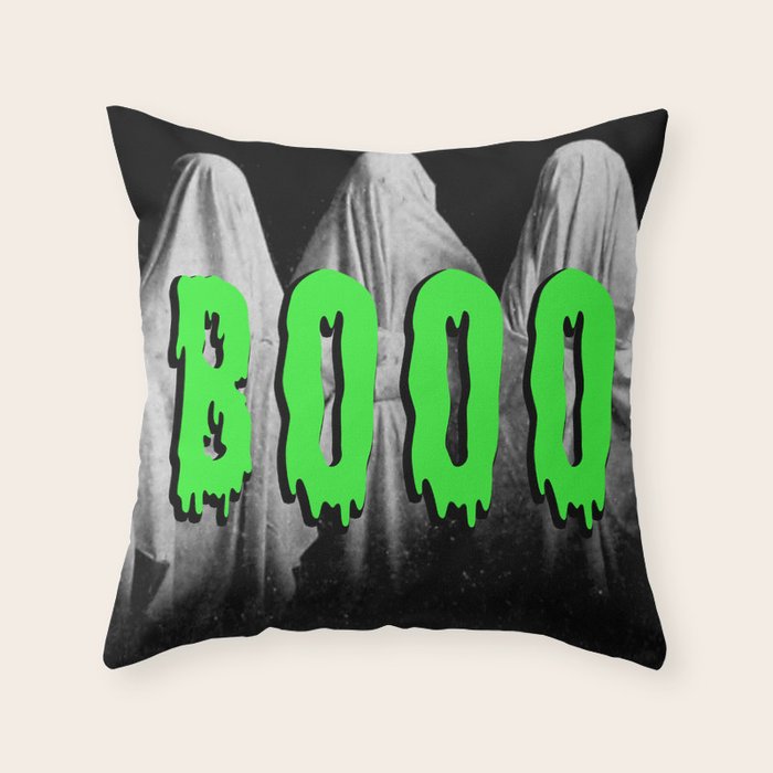 BOOOOOOOO Throw Pillow Gallery Image 1