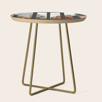 New York City Window #2-Surreal View Collage Side Table Gallery Image 1