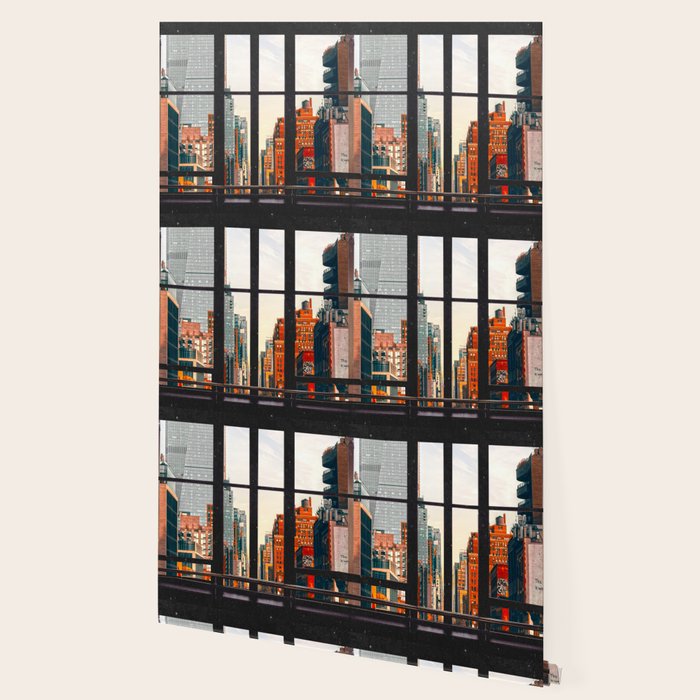 New York City Window #2-Surreal View Collage Wallpaper Gallery Image 2
