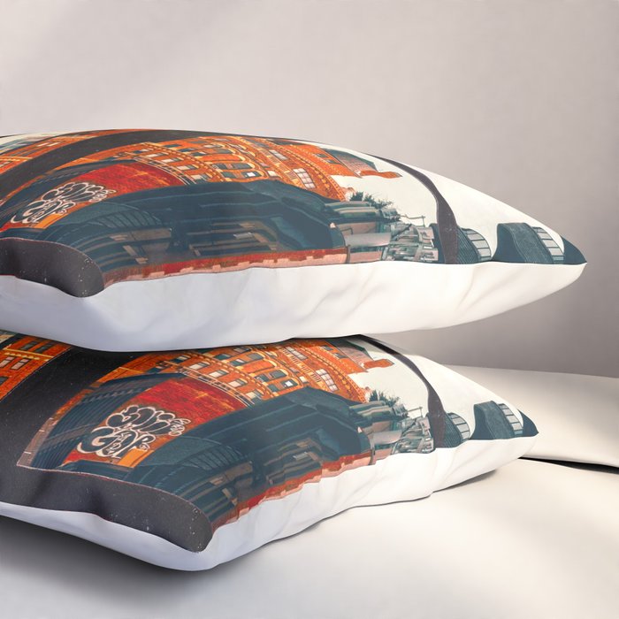 New York City Window #2-Surreal View Collage Pillow Sham Gallery Image 3