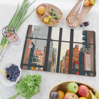 New York City Window #2-Surreal View Collage Cutting Board Gallery Image 2