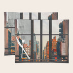 New York City Window #2-Surreal View Collage Placemat Gallery Image 1