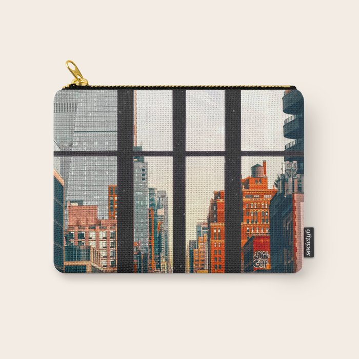 New York City Window #2-Surreal View Collage Carry All Pouch Gallery Image 1