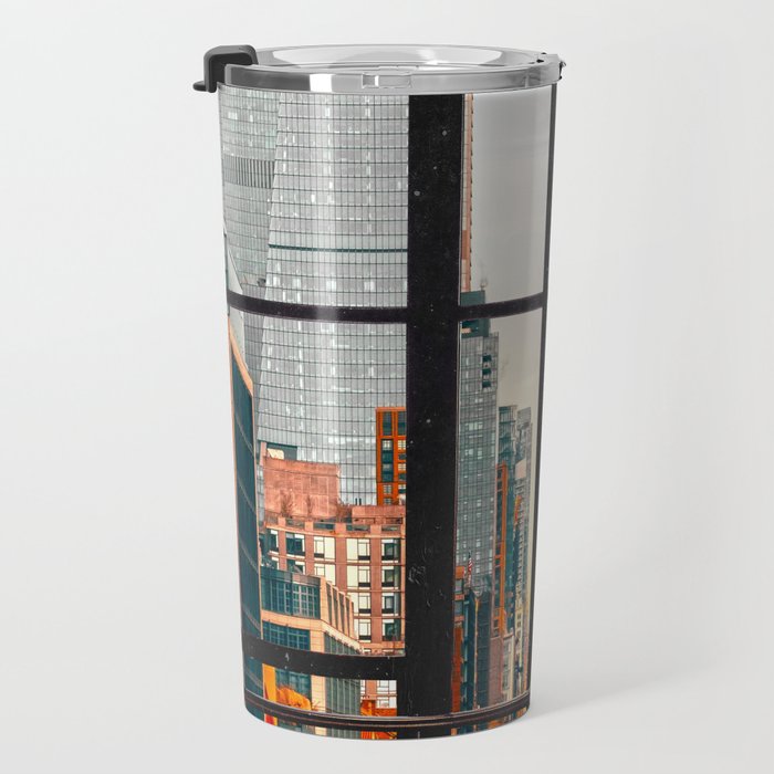 New York City Window #2-Surreal View Collage Travel Mug Gallery Image 3