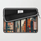 New York City Window #2-Surreal View Collage Laptop Sleeve Gallery Image 2