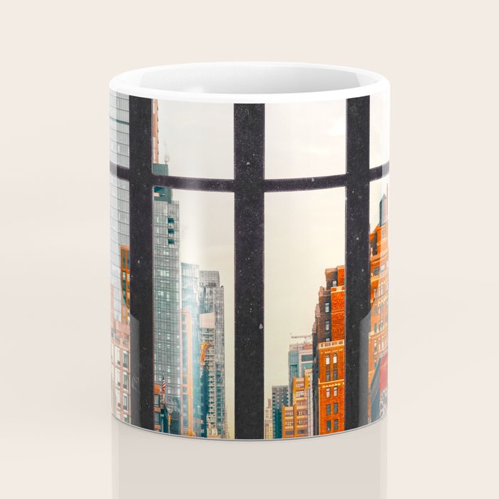 New York City Window #2-Surreal View Collage Coffee Mug Gallery Image 4