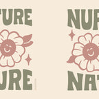 NURTURE NATURE (IN GREEN AND MAUVE) Coffee Mug Gallery Image 2