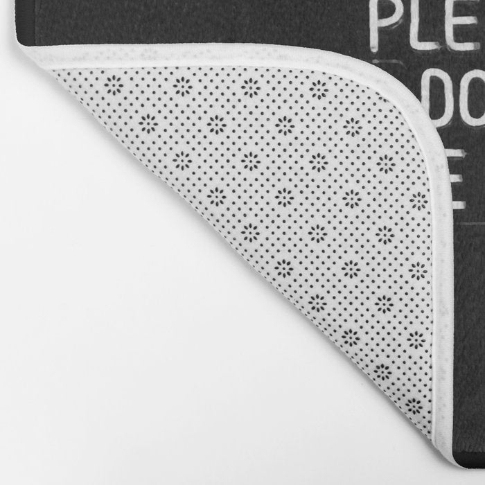 Please Don't Do Coke in the Bathroom Bath Mat Gallery Image 2