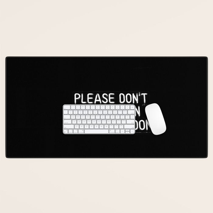 Please Don't Do Coke in the Bathroom Desk Mat Gallery Image 1