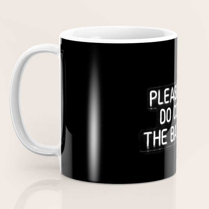 Please Don't Do Coke in the Bathroom Coffee Mug Gallery Image 3
