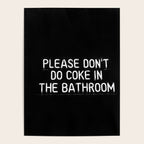Please Don't Do Coke in the Bathroom Poster Gallery Image 4
