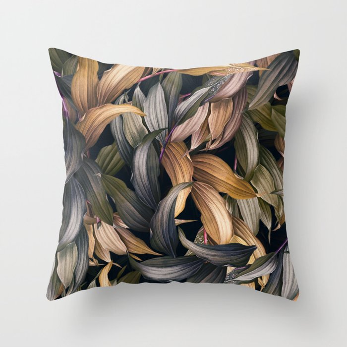 Tropical Magic Forest IV Throw Pillow Gallery Image 6