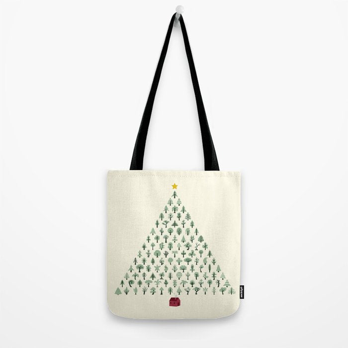 Christmas Treeangle Tote Bag Gallery Image 2