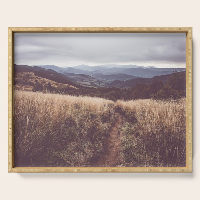 Bieszczady Mountains - Landscape and Nature Photography Serving Tray Gallery Image 1