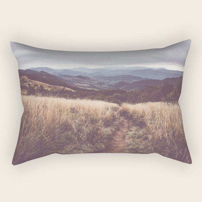 Bieszczady Mountains - Landscape and Nature Photography Rectangular Pillow Gallery Image 1