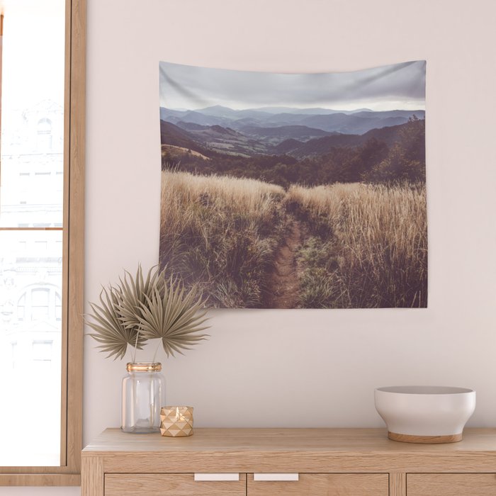 Bieszczady Mountains - Landscape and Nature Photography Wall Tapestry Gallery Image 2