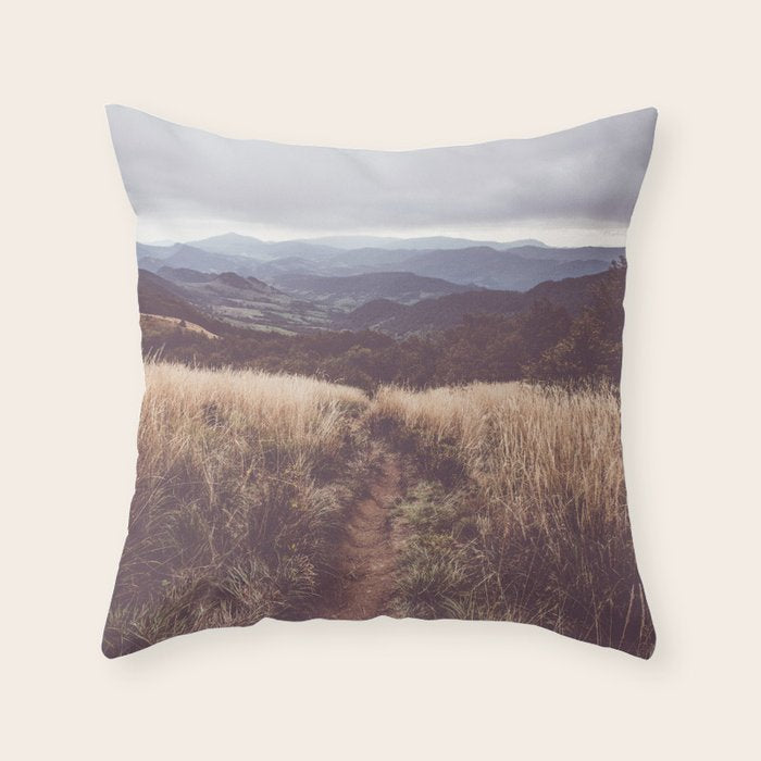 Bieszczady Mountains - Landscape and Nature Photography Throw Pillow Gallery Image 6