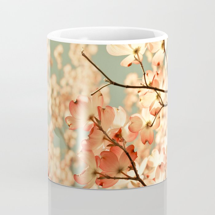 Pink Flowers on a Spring Day Coffee Mug Gallery Image 4