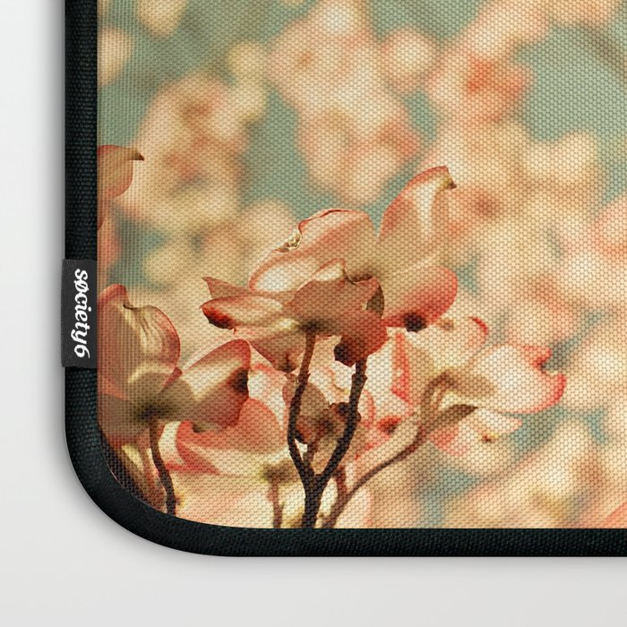 Pink Flowers on a Spring Day Laptop Sleeve Gallery Image 3