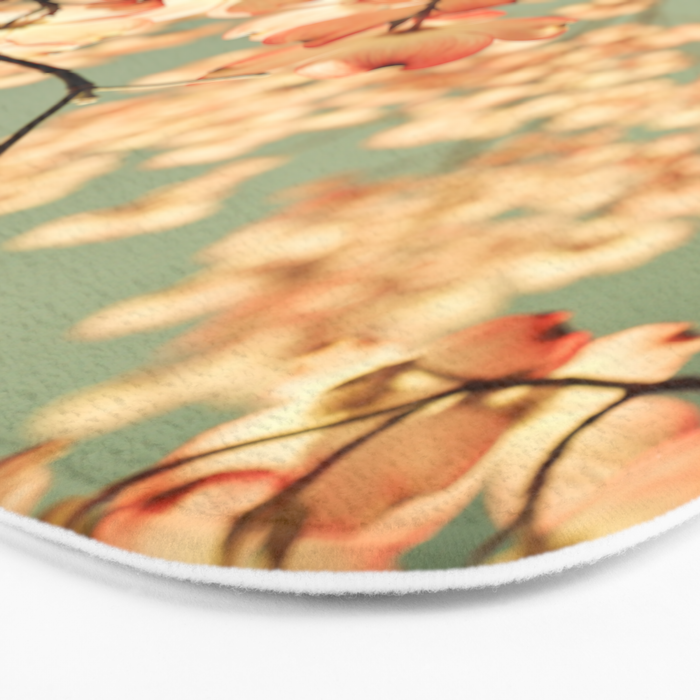 Pink Flowers on a Spring Day Bath Mat Gallery Image 3