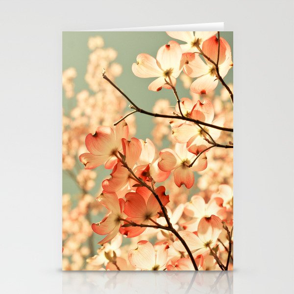 Pink Flowers on a Spring Day Stationery Card Gallery Image 2