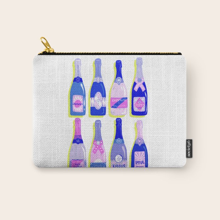 French Champagne Collection - Indigo Carry All Pouch Gallery Image 1