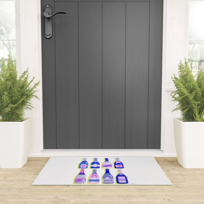 French Champagne Collection - Indigo Welcome Mat Gallery Image 3