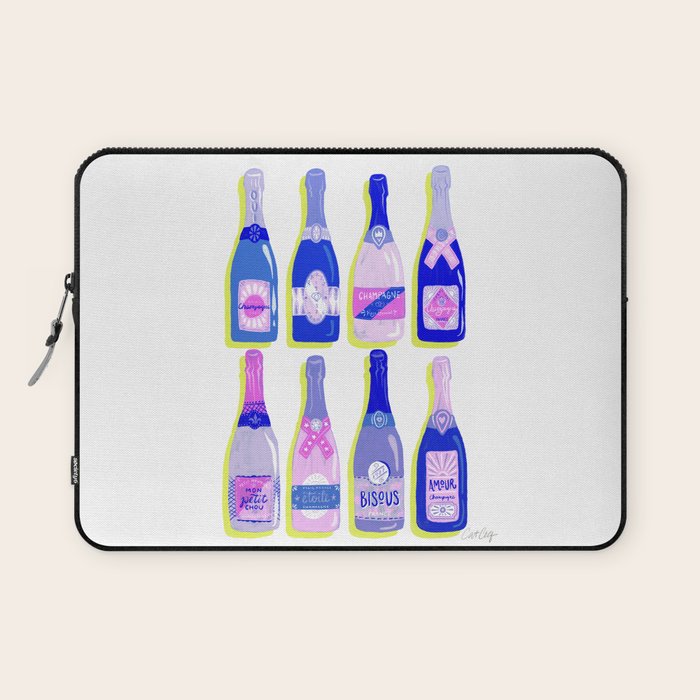 French Champagne Collection - Indigo Laptop Sleeve Gallery Image 1