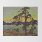 Tom Thomson The Jack Pine 1916-1917 Canadian Landscape Artist Throw Blanket Gallery Image 2