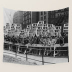 We want beer prohibition 18th amendment voldstad act protest drinking alcoholic beverages vintage photograph - photography - photographs  Wall Tapestry Gallery Image 4