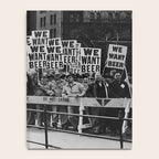 We want beer prohibition 18th amendment voldstad act protest drinking alcoholic beverages vintage photograph - photography - photographs  Notebook Gallery Image 4