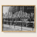 We want beer prohibition 18th amendment voldstad act protest drinking alcoholic beverages vintage photograph - photography - photographs  Serving Tray Gallery Image 1