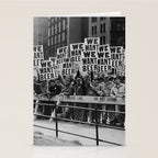 We want beer prohibition 18th amendment voldstad act protest drinking alcoholic beverages vintage photograph - photography - photographs  Stationery Card Gallery Image 2