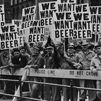 We want beer prohibition 18th amendment voldstad act protest drinking alcoholic beverages vintage photograph - photography - photographs  Coffee Mug Gallery Image 2