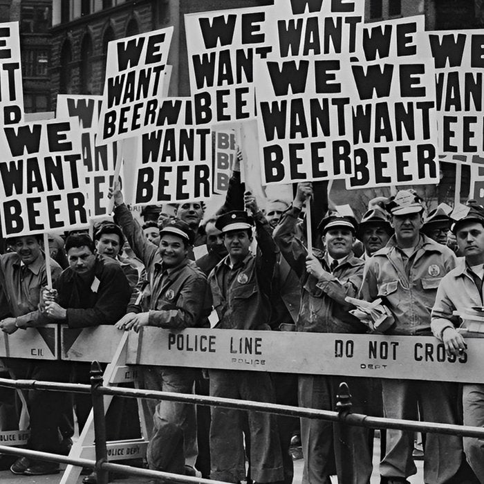 We want beer prohibition 18th amendment voldstad act protest drinking alcoholic beverages vintage photograph - photography - photographs  Coffee Mug Gallery Image 2