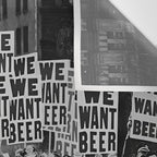 We want beer prohibition 18th amendment voldstad act protest drinking alcoholic beverages vintage photograph - photography - photographs  Wall Tapestry Gallery Image 3