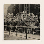 We want beer prohibition 18th amendment voldstad act protest drinking alcoholic beverages vintage photograph - photography - photographs  Wood Wall Art Gallery Image 1