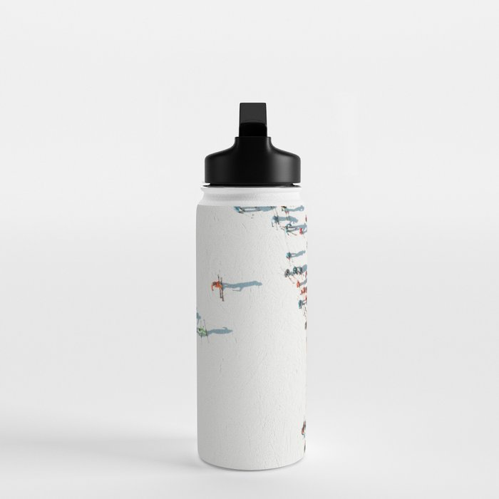 Aerial shot of ski resort Water Bottle Gallery Image 3